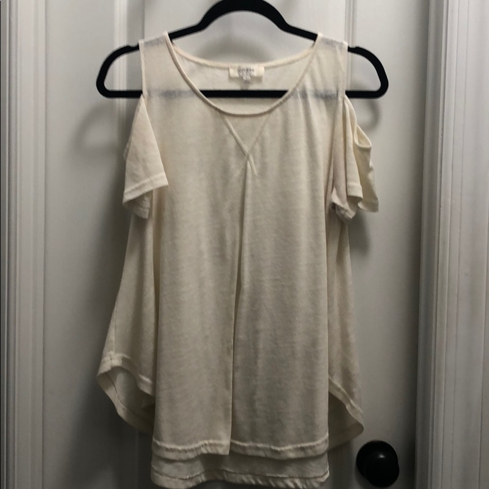 Cold shoulder top